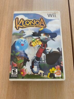 Klonoa game for Nintendo Wii (Q)